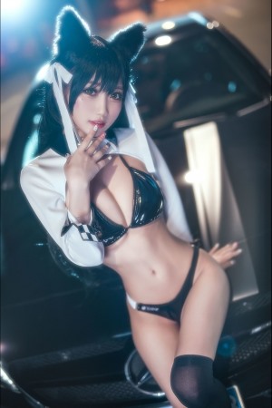 鬼畜瑶在不在w《黑色同人兔女郎 爱宕赛车娘》 [Cosplay福利] 写真集[33P]