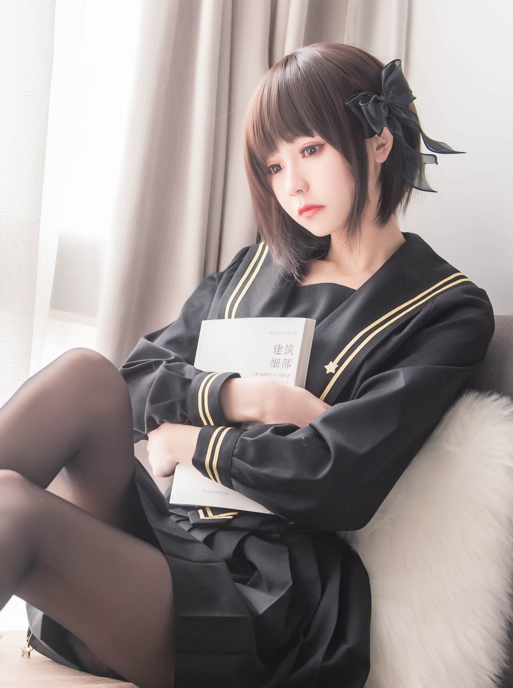 你的负卿 《玛修泳装爱宕窗台》  [Cosplay福利] 写真集[44P](29)