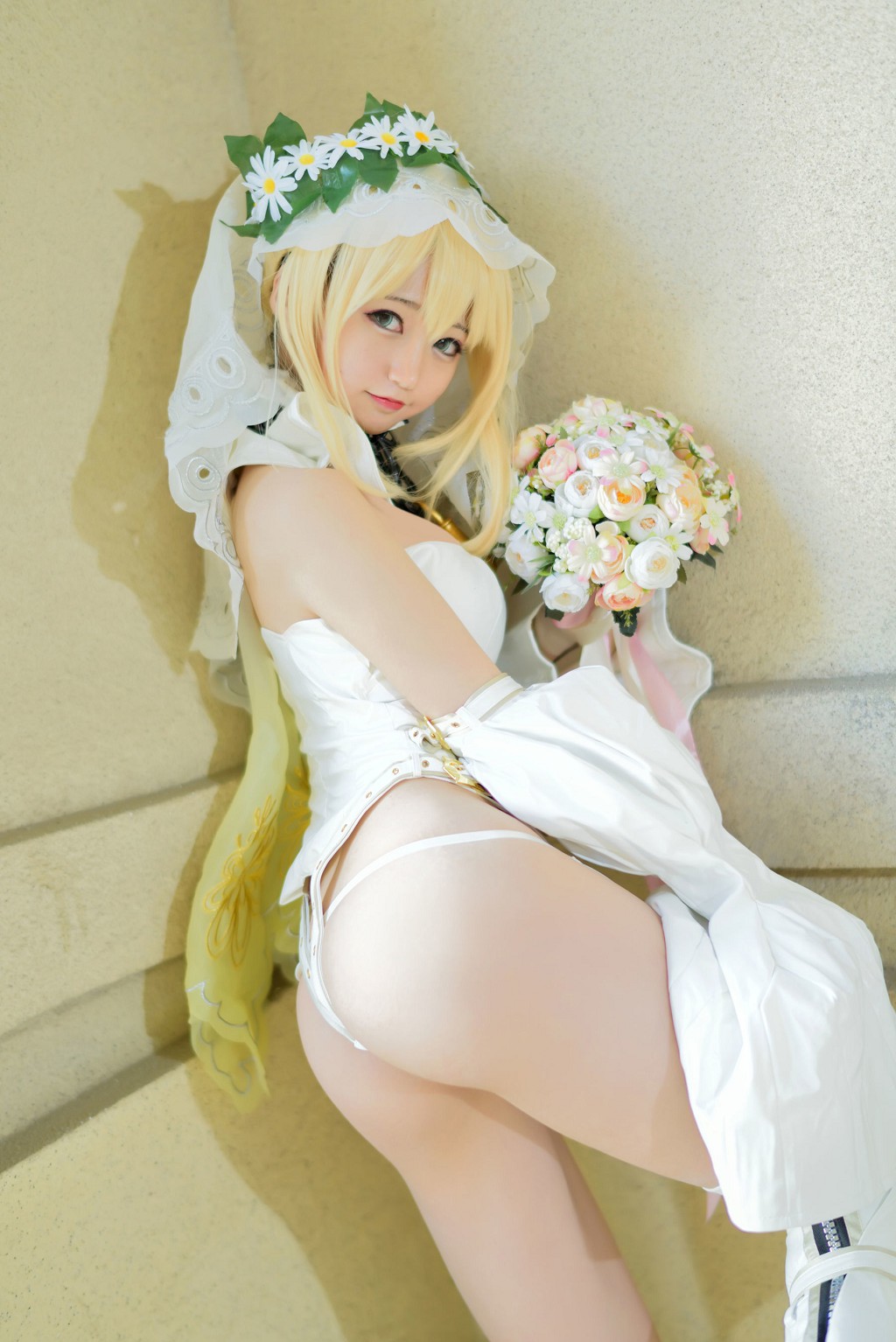 Nagesa魔物女《白衣骑士》  [Cosplay美女] 写真集[45P](6)