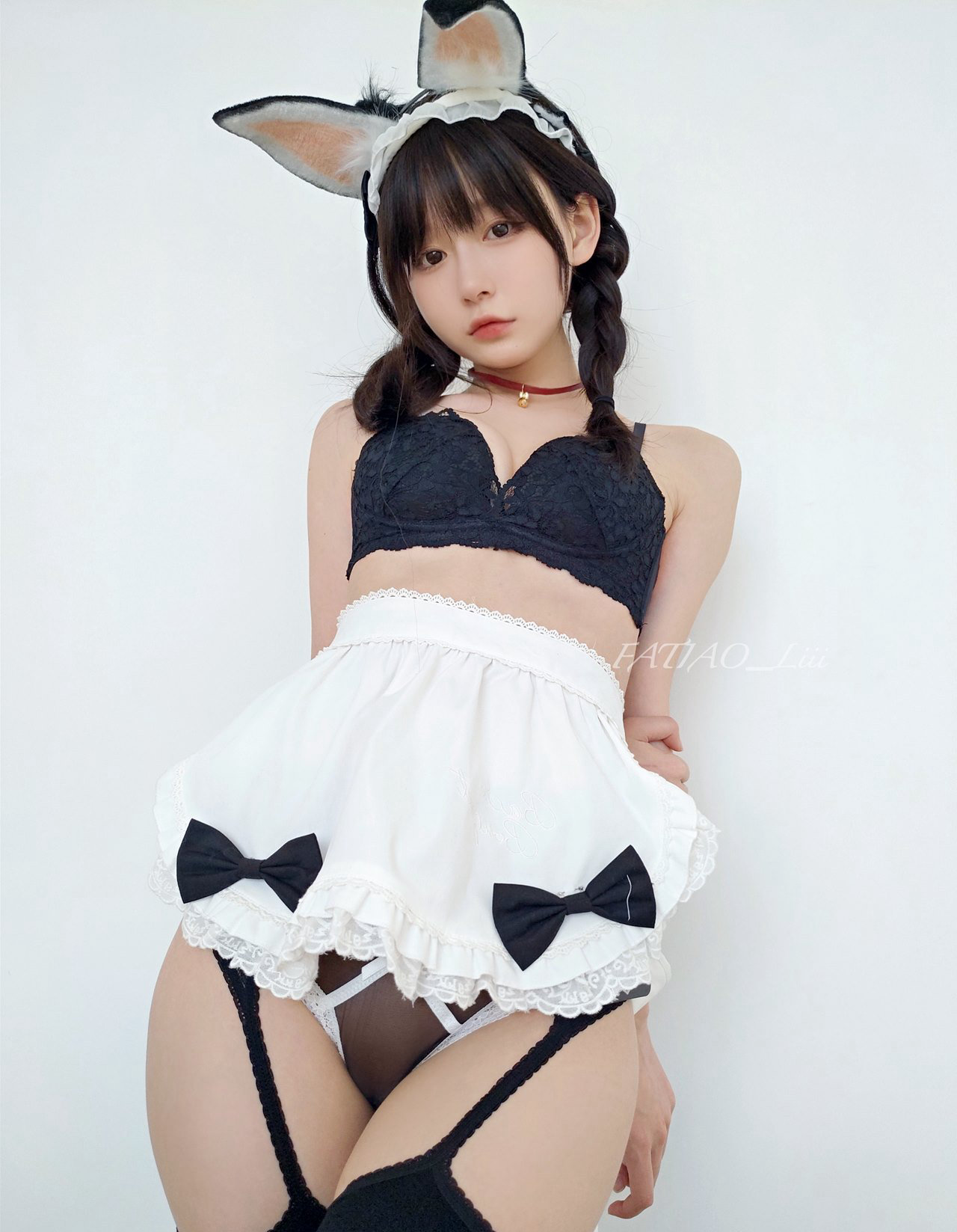 白丝短发cosplay美女迷之呆梨国产在线清纯极品美女(4)