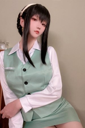 星之迟迟性感制服cosplay性感美臀丁字裤动漫美女写真