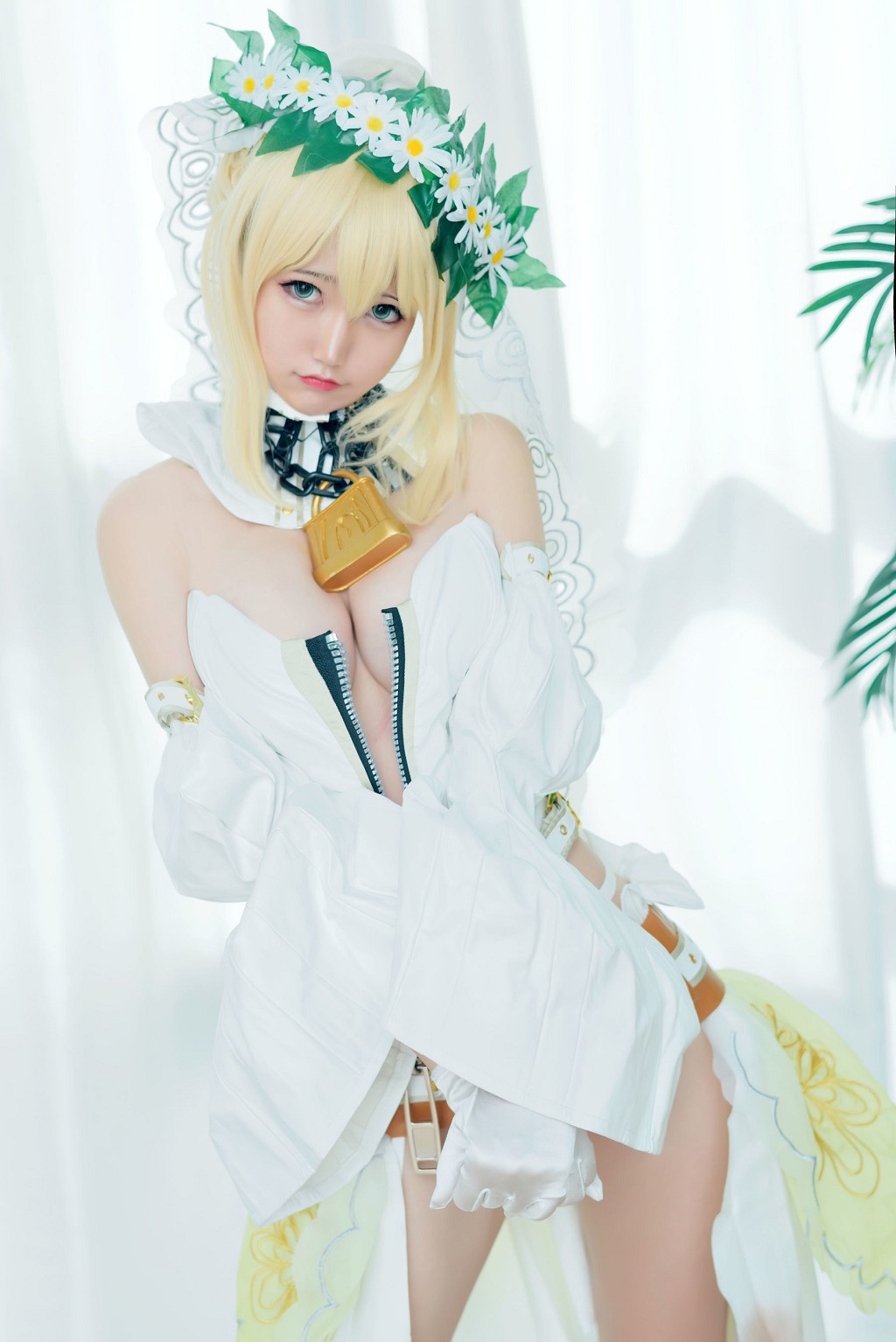 Nagesa魔物女《白衣骑士》  [Cosplay美女] 写真集[45P](20)